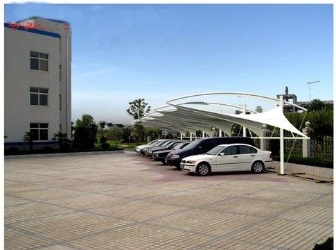 濟南高新開發區膜結構車棚 